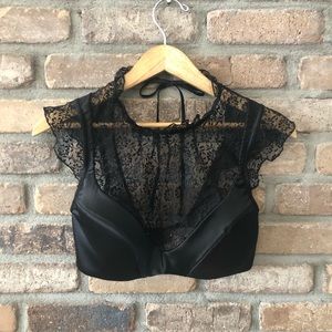 Victoria’s Secret High Neck Satin Bralette